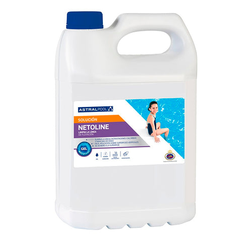 Astralpool - Netoline infeliz em gel para linha de flutuação líquida 5 L