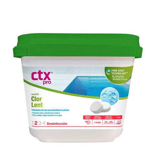 CTX - Cloro lento (sem boro) CTX-370SB pastilha 4kg