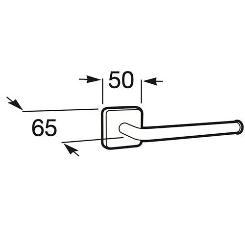 Roca - Portarrollo Victoria cromo sin tapa A816663001