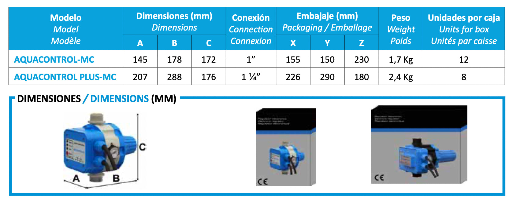 BCN Pumps - AquaControl -MC Pressure Regulator