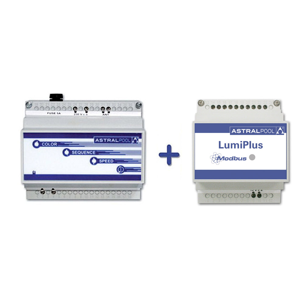 Astralpool - Lumiplus modulátor + Modbus fluidra Connect