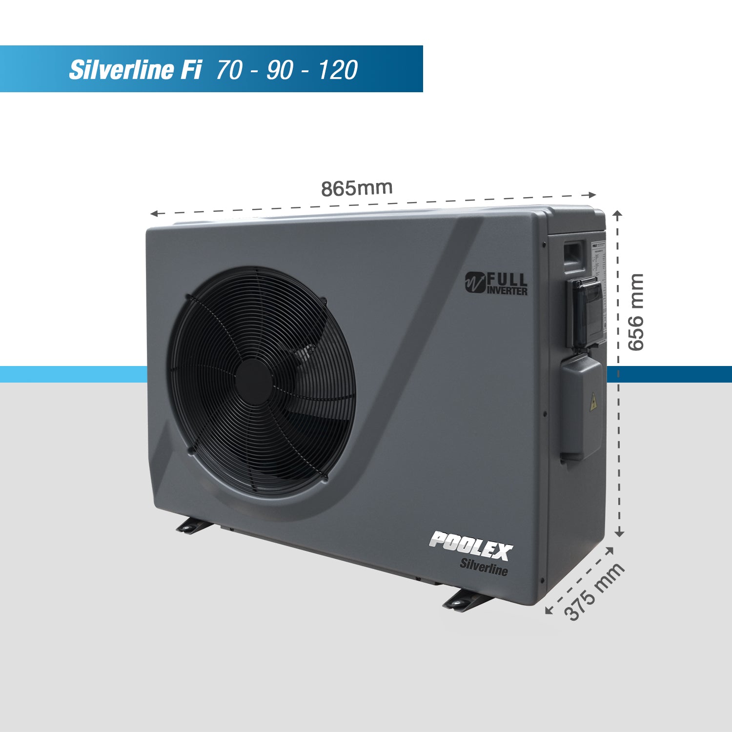 Poolex Silverline Fi Full Inverter WiFi pompe a chaleur piscine