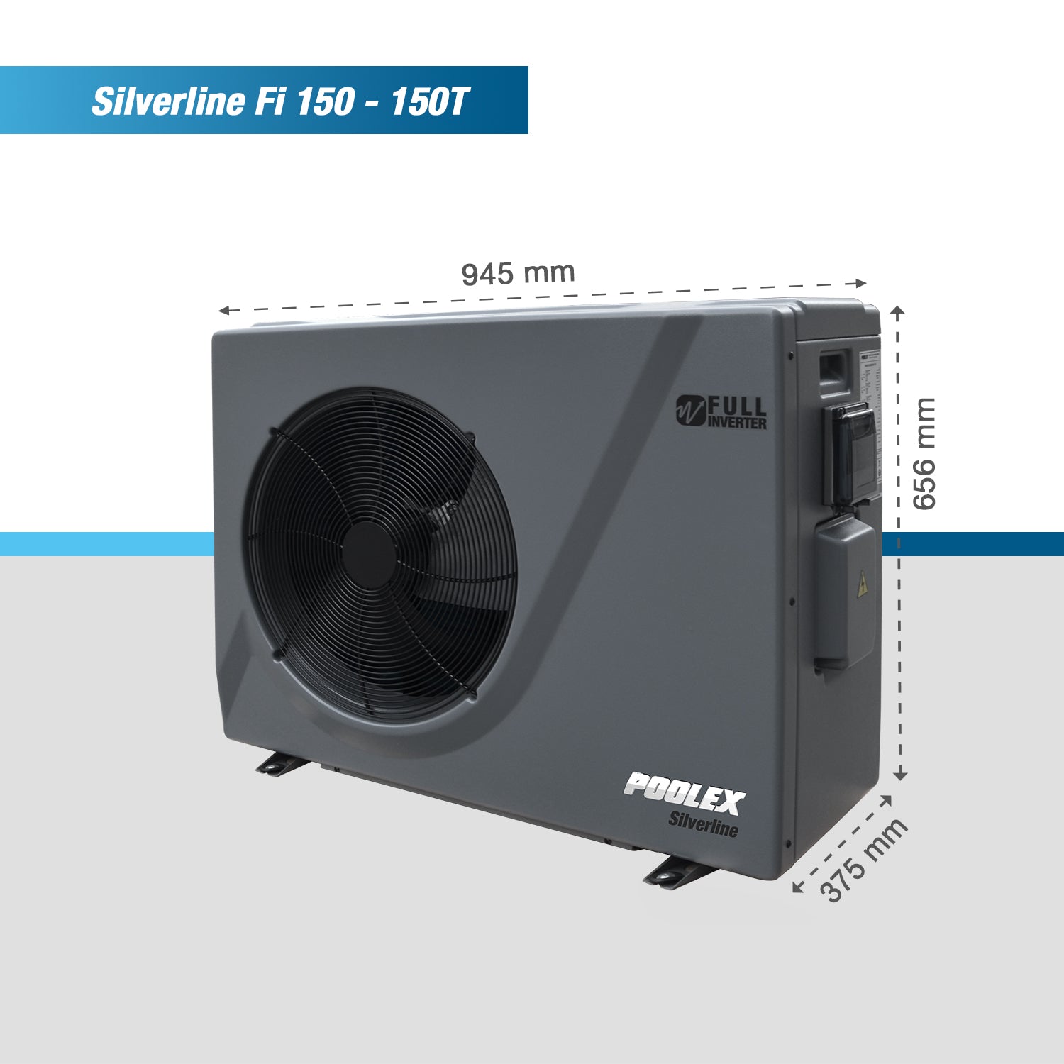 Poolex Silverline Fi Full Inverter WiFi pompe a chaleur piscine