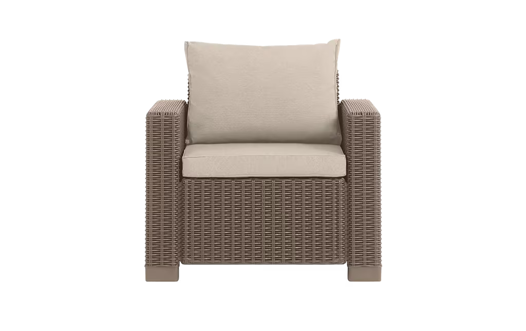 Keter - Conjunto de exterior 2 plazas California capuchino