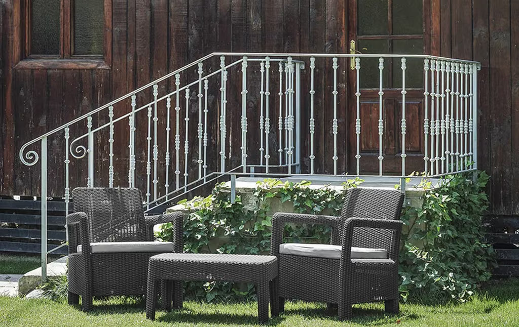 Keter - Ensemble d'extérieur Tarifa Balcony graphite 2 places