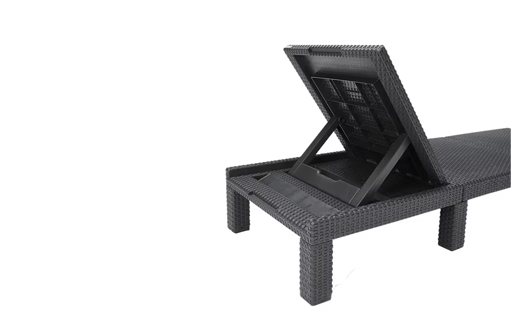 Keter - Tumbona de exterior Daytona Deluxe grafito