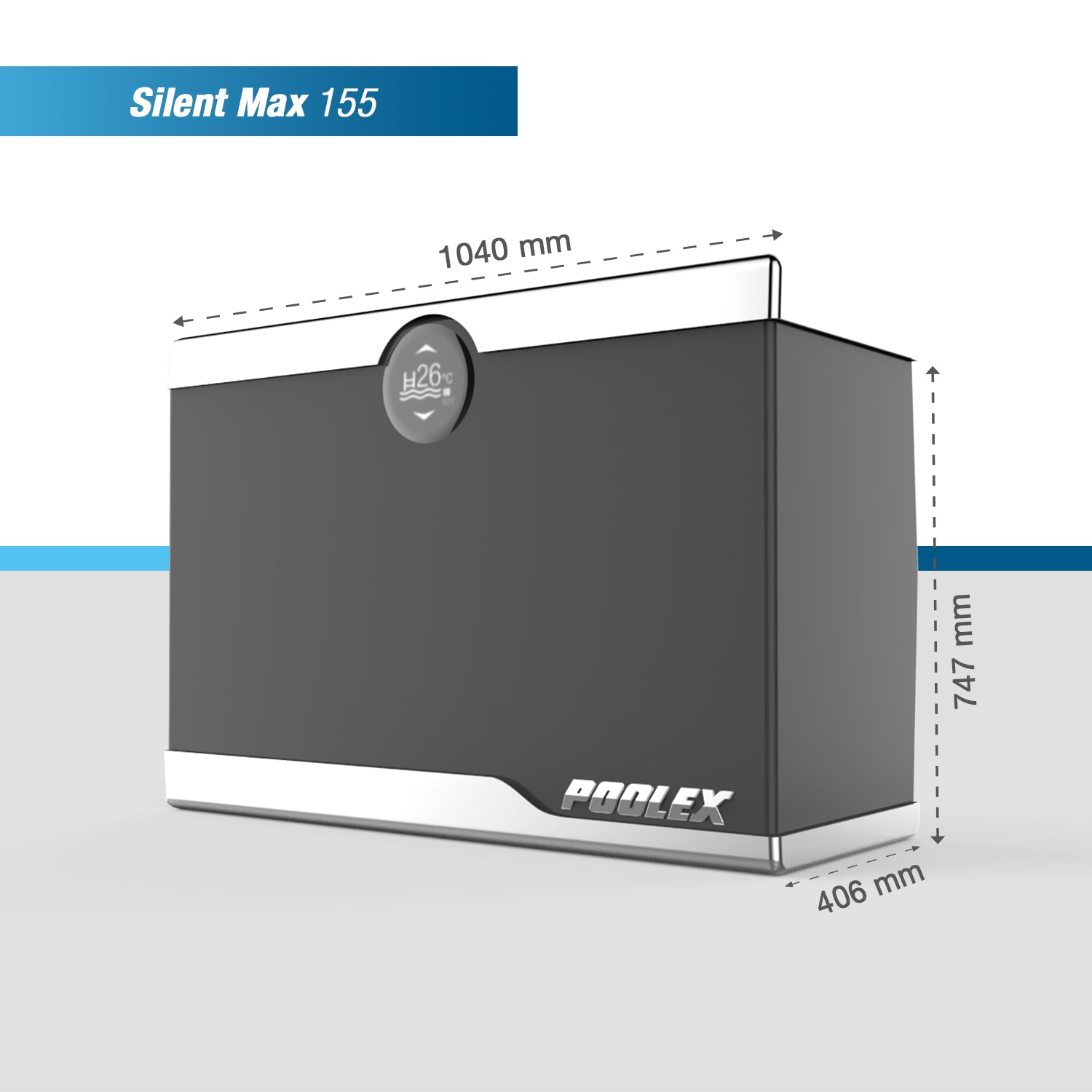 Poolex - Silent Max pompa di calore Full Inverter per piscina