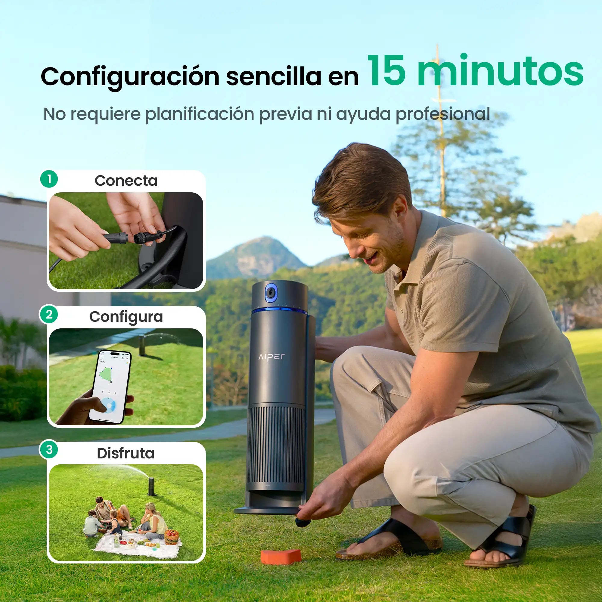 Aiper - IrriSense 2 Intelligentes Bewässerungssystem