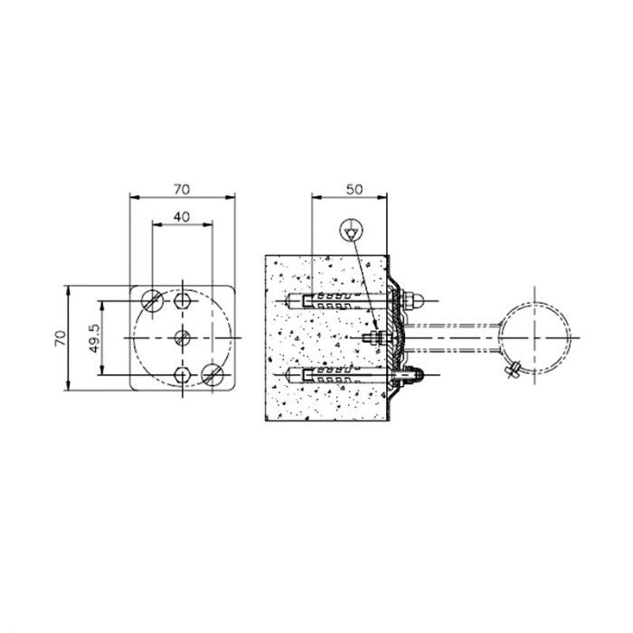 Astralpool - Kit d'adaptation SAAMAN Pool Line