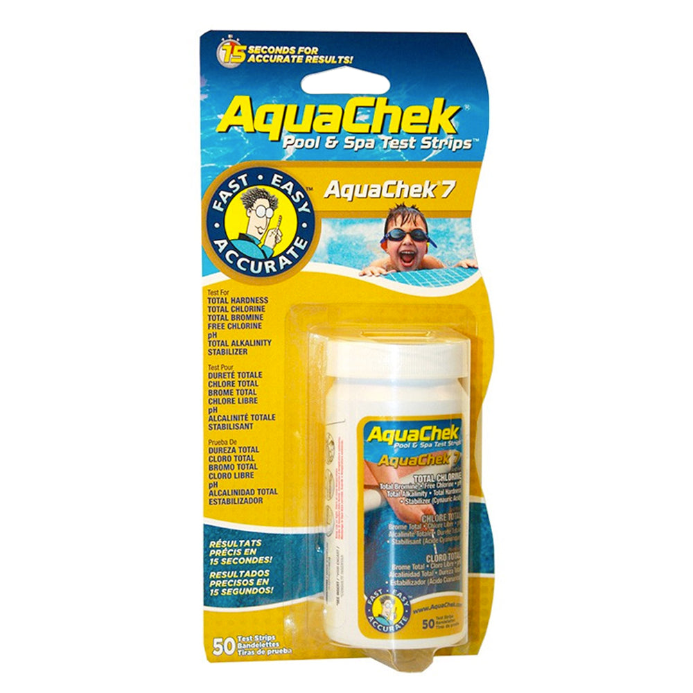 Aquachek - analytické proužky 7 parametrů