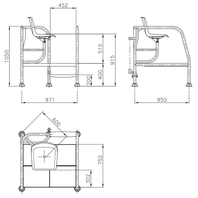 Astralpool - H -400 Chaise rapide Accès rapide 15673