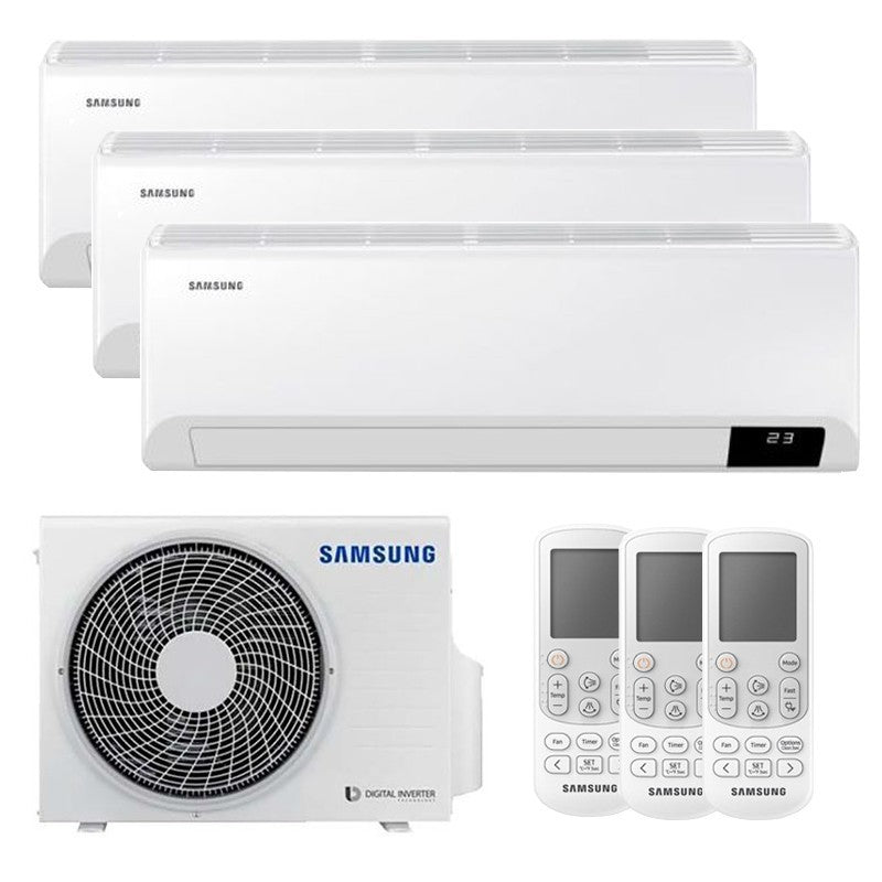 Samsung - Samsung CEBU 12000+12000+12000 BTU WIFI Inverter Trial Split Air Conditioner R32 A++