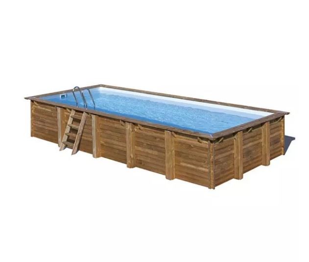 Gre - Piscina de madera Sunbay Braga 815x420x146