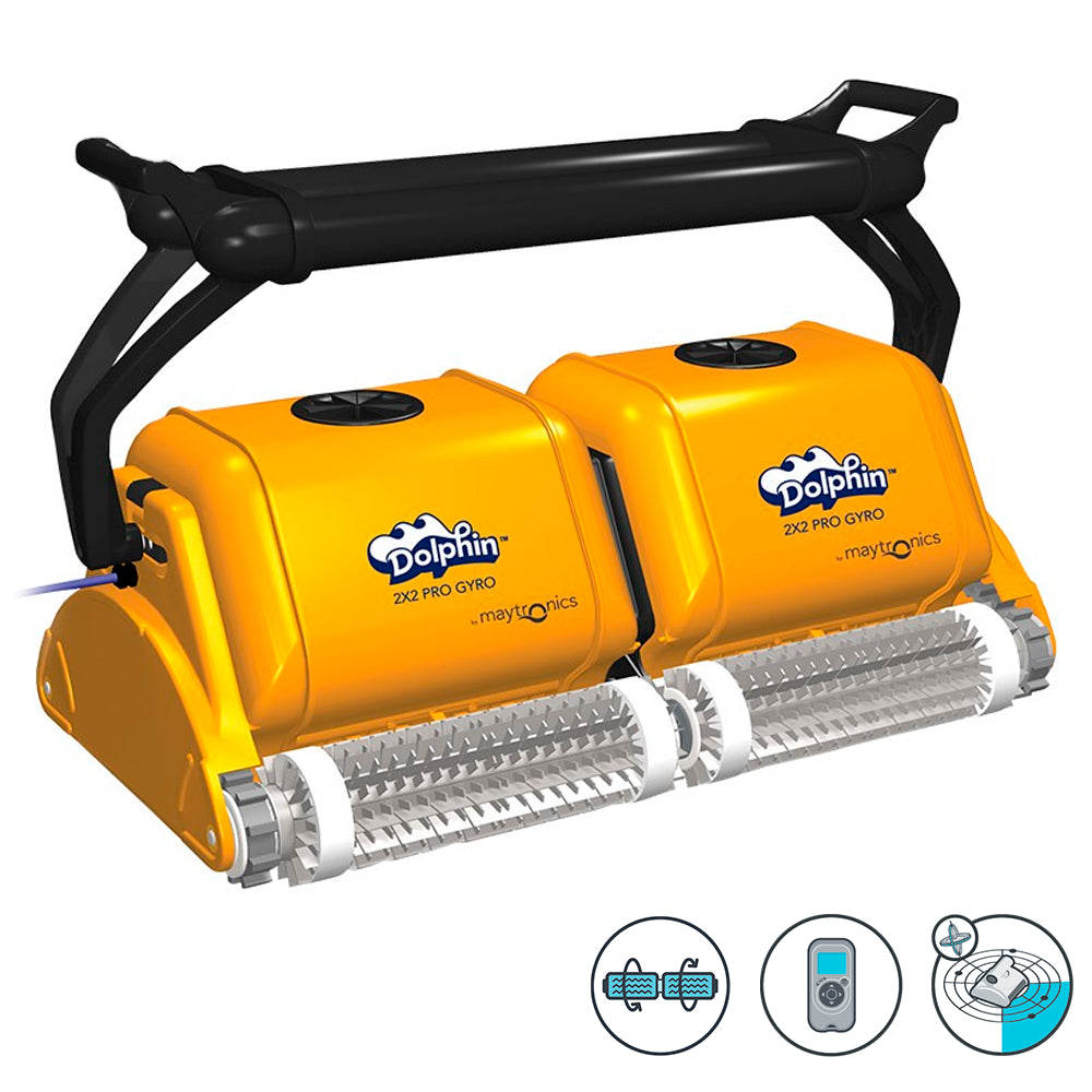 Dolphin - Robot pulitore per piscina 2X2 Pro-Gyro MAY-200-0052