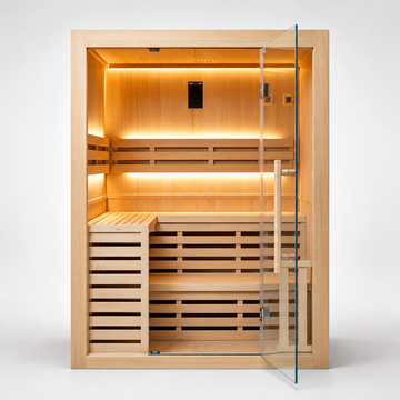 Sauna de vapor finlandesa 4 plazas