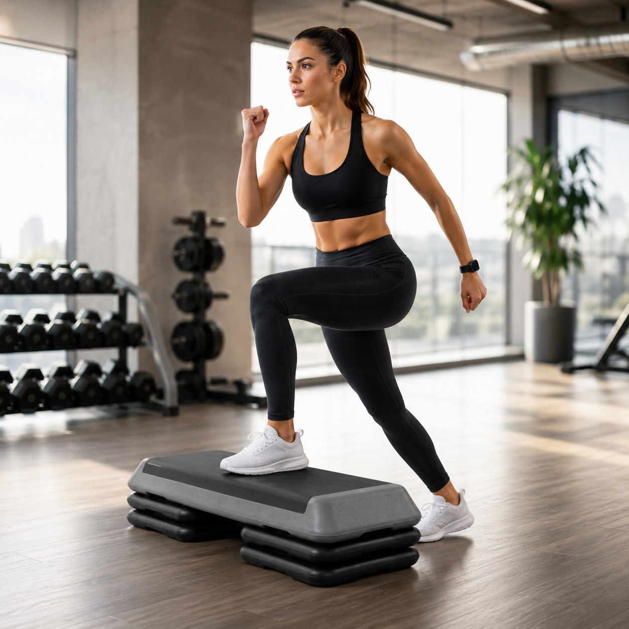 Banco Step Aeróbico Ajustável Antiderrapante
