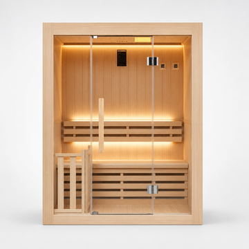 Sauna de vapor finlandesa 3 plazas