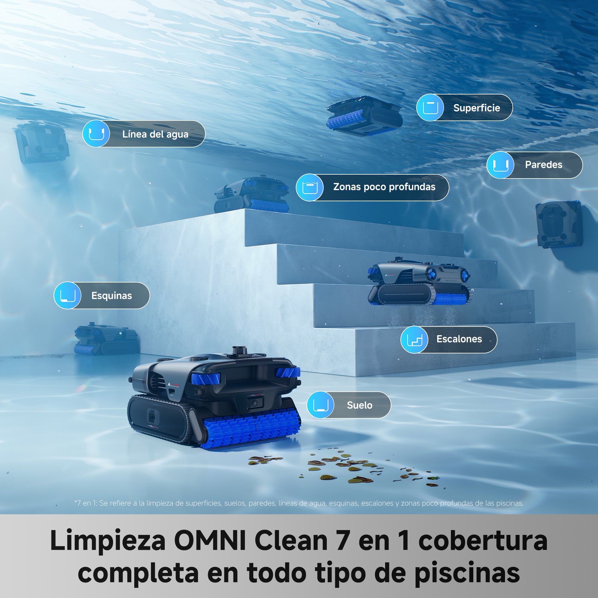 Mova - Rover X10 robot piscine sans fil
