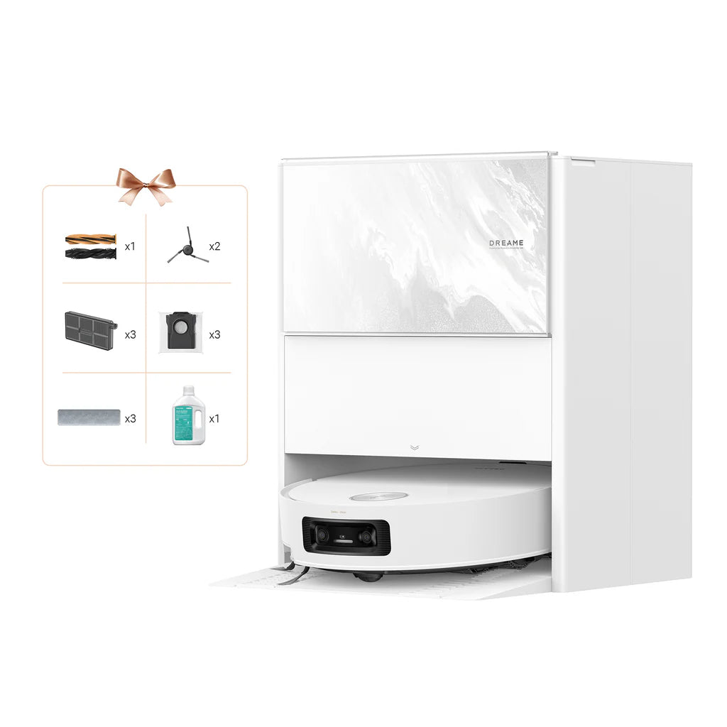 Dreame – Aqua10 Ultra Track Robot aspirador y fregasuelos con base automática para hogar