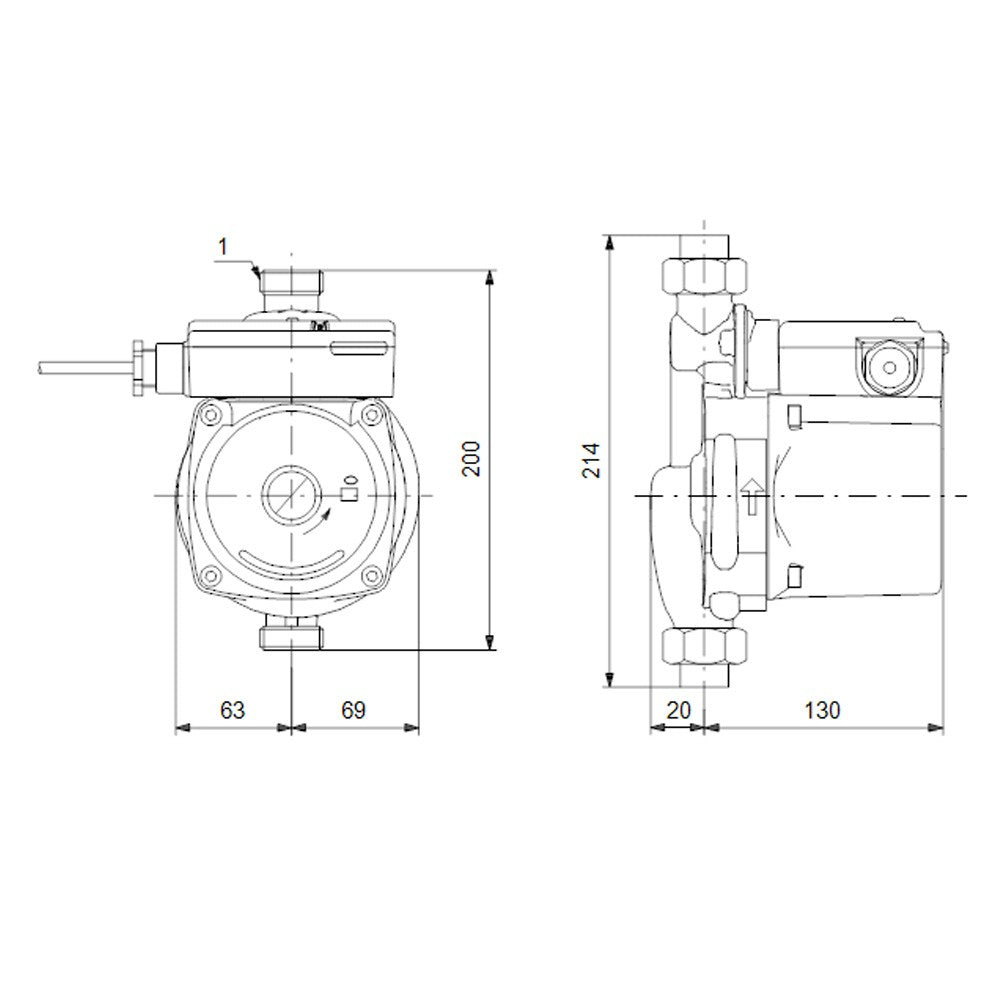 Grundfos - UPA Compact -Druckpumpe 15-120