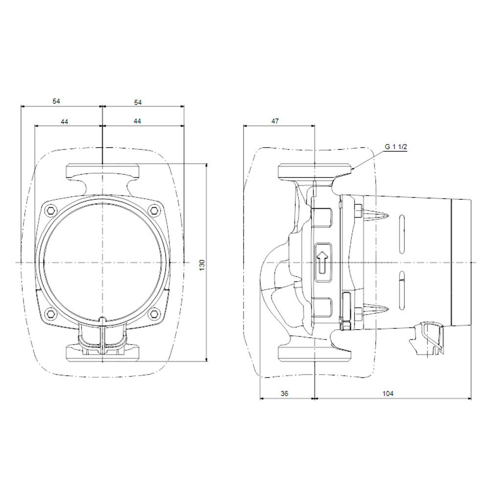 Grundfos - Alpha2 cirkulerande pump