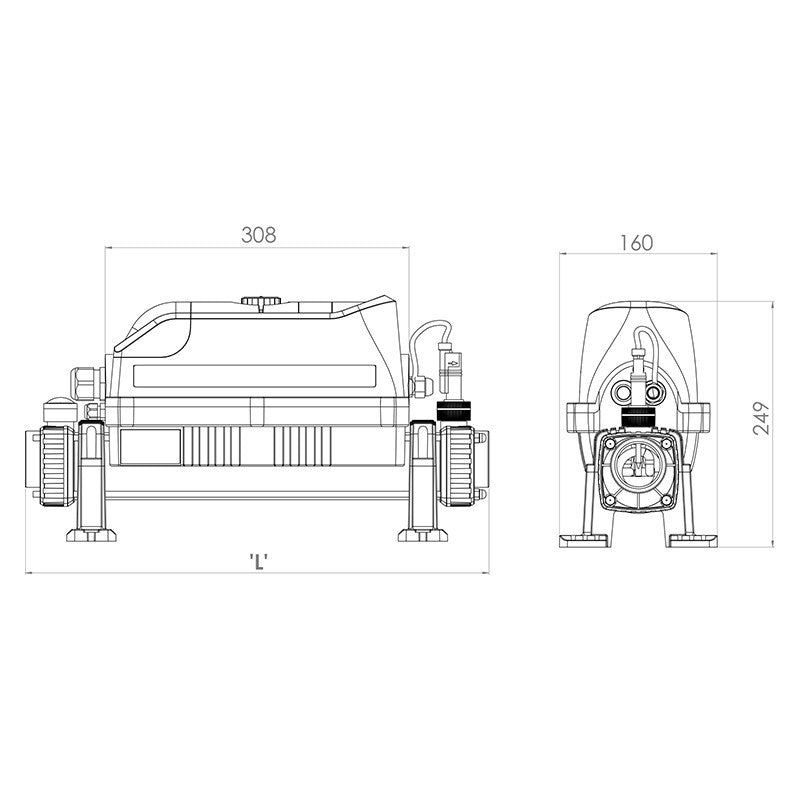 ELECTO - Elektrischer Heizung Evolutionspool 2