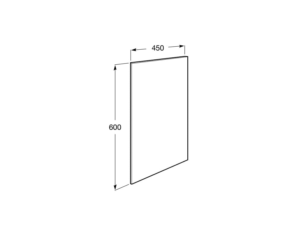 Roca - Espejo Access Pro de baño reclinable 45x7,3x60cm