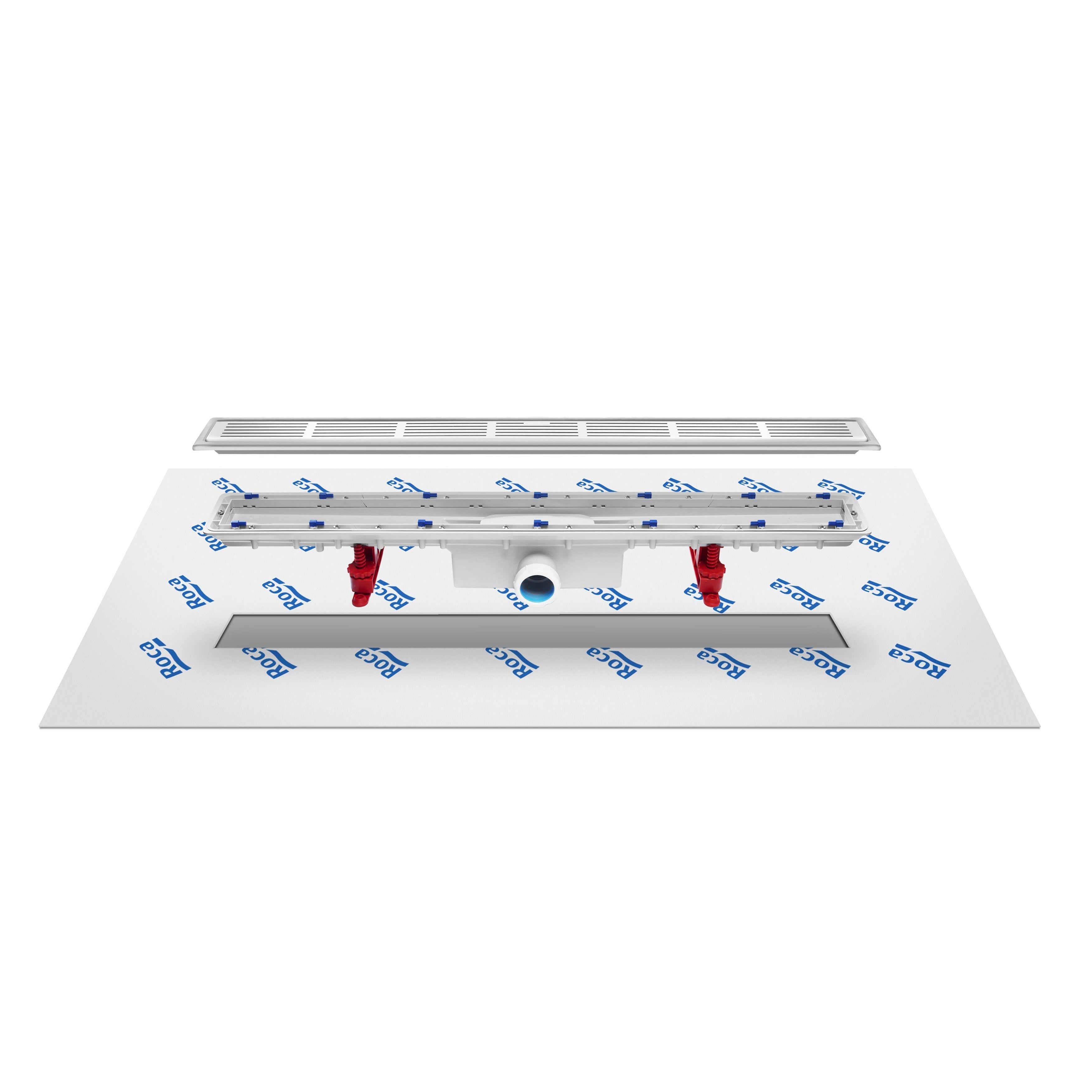 ROCA - I -Drain Channel Drain Game med Premontada Geotexil Stoff 65x5cm