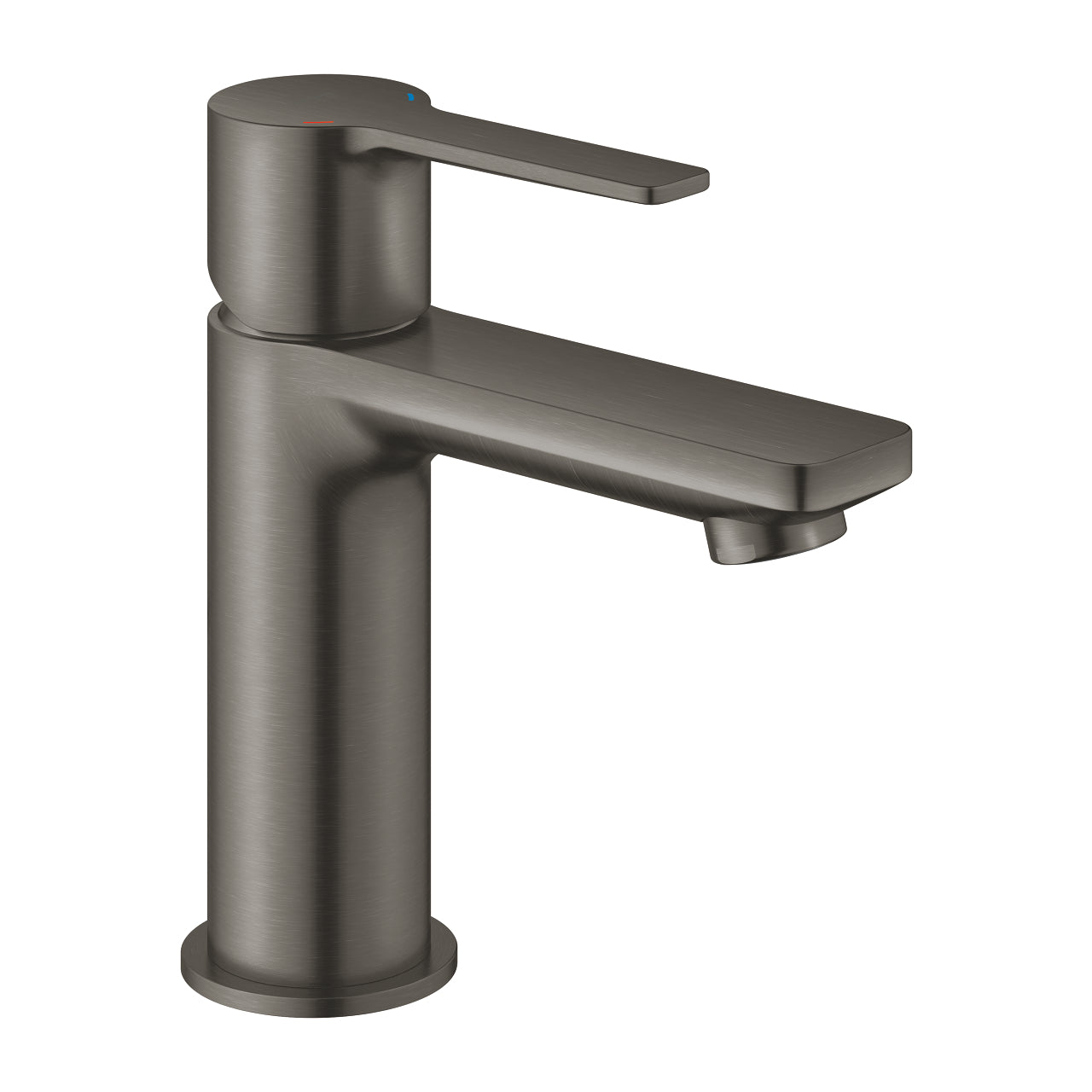 Grohe - Grifo de lavabo Lineare con desagüe Push-Open, Hard Graphite cepillado