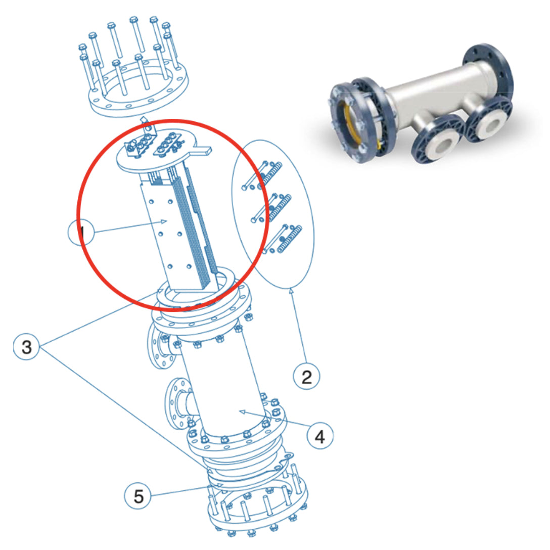 Idegis-domotische DOM-50-70-90-180 Industrieelektrode