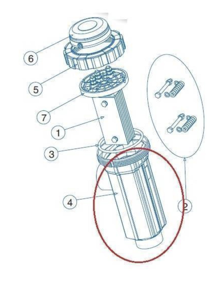 IDEGIS - Vaso portaelectrodos TECNO DT-21/30/40 R-411