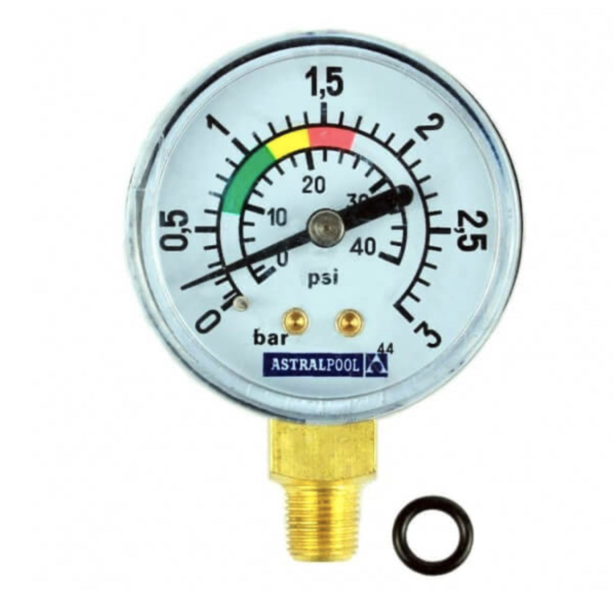 Astralpool - Manometer 1/8 "3 kg/cm2 Jahrtausendfilter, kantabrisches Top, Aster Top