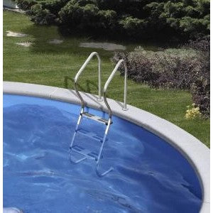 GRE - Accesso facile 3 passi per piscina sepolta - acciaio inossidabile