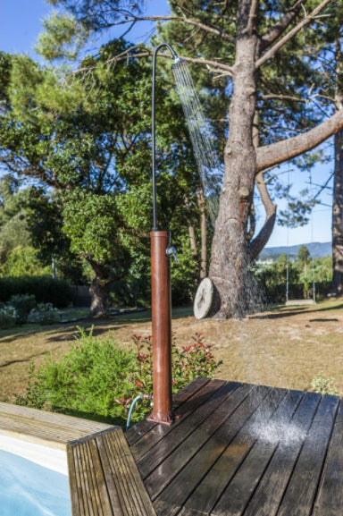 Gre - Ducha solar 9 litros para jardín y piscina