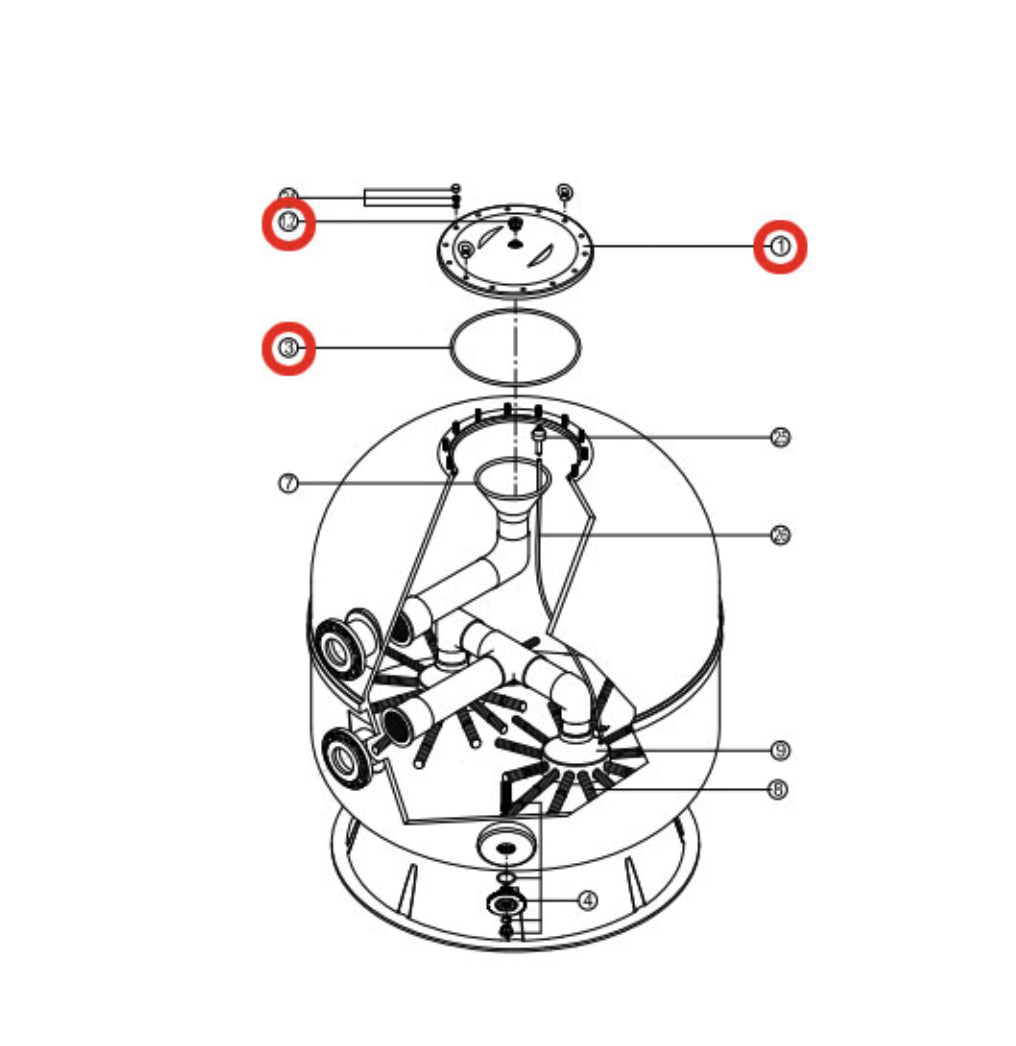 KripSol - Cover + Toric Board Artik Industrial Filter