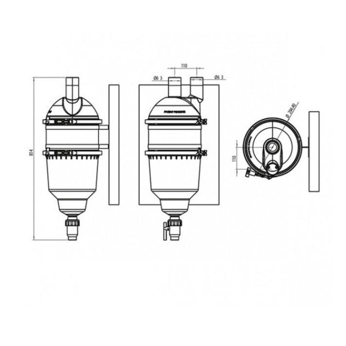 Astralpool - Wall Installation Kit Hydropin Filter