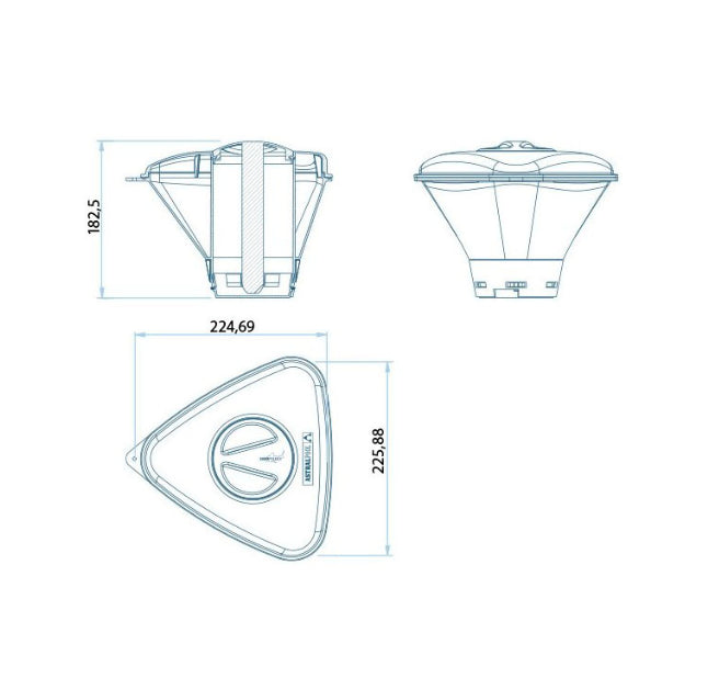 Astralpool - Dosificador de cloro flotante Shark para piscina