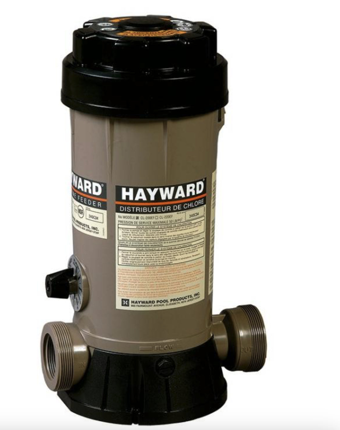 Hayward - Distributeur de pastilles de chlore en ligne 1 1/2 2.5kg