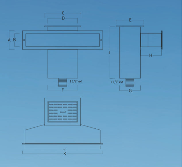 AQA - Skimmer Edelstahl SKR Beton