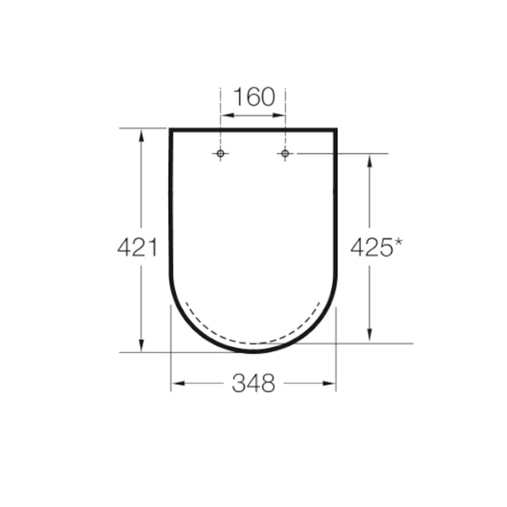 Roca - Asiento para inodoro Victoria A801B6000B