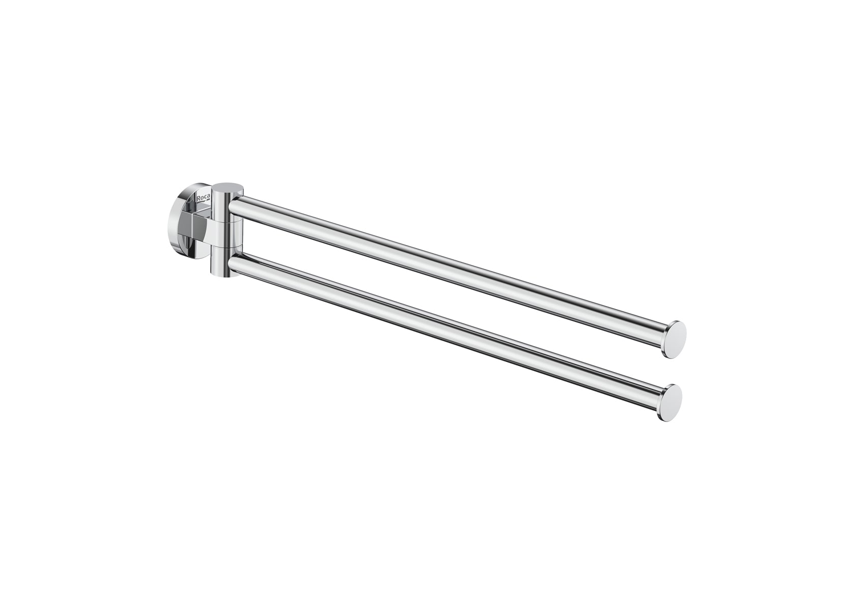 ROCA - Dubbele roterende handdoek Hotatorio Ronde 69 x 56 x 432 mm Chromed A817578C00