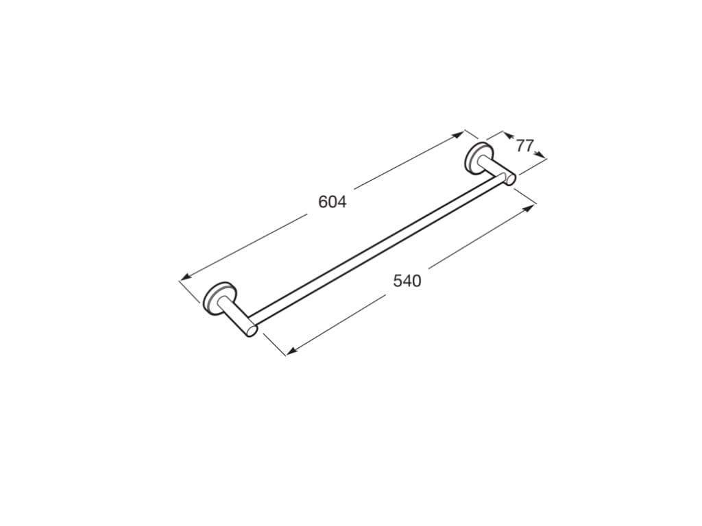 Roca - ToalleroSuperinox 600 mmMate A817308002