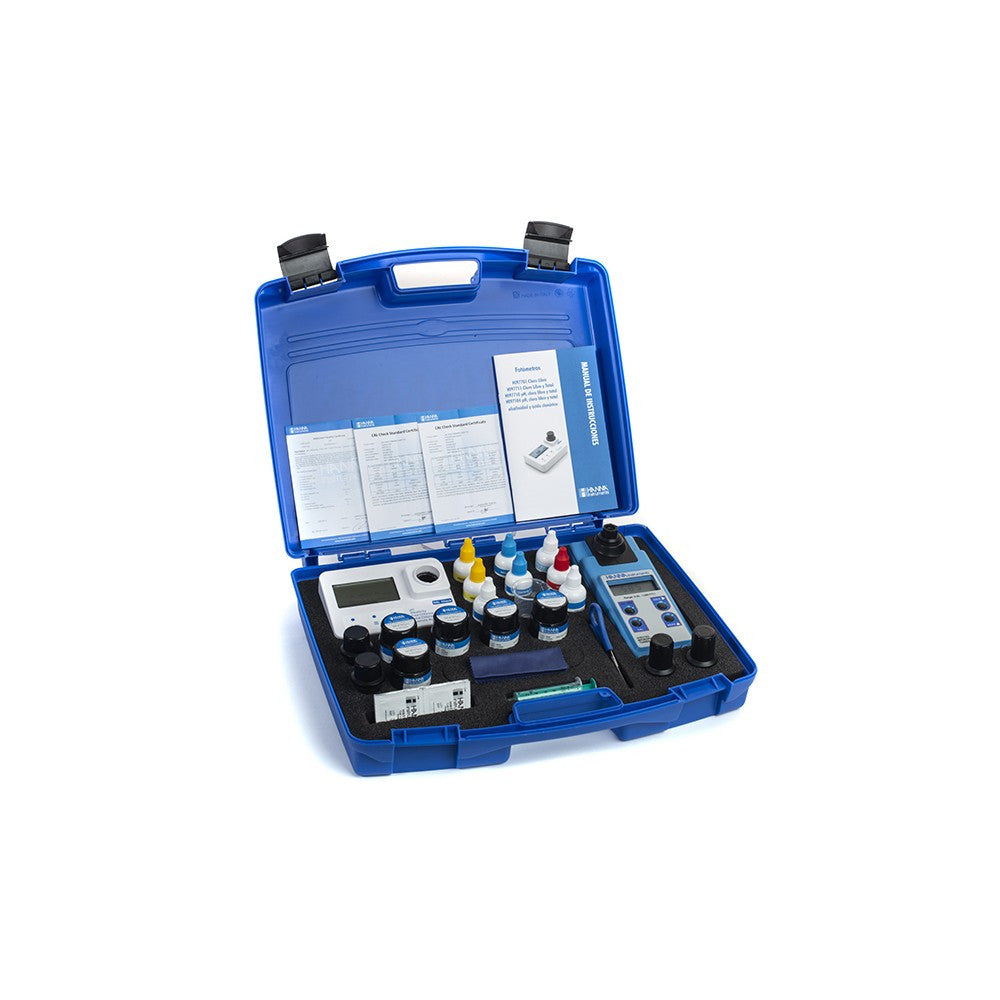 HANNA - Turbidimeter and Portable multiparametric photometer HS94104C (Free and total chlorine/pH/cyanuric acid/alkalinity)