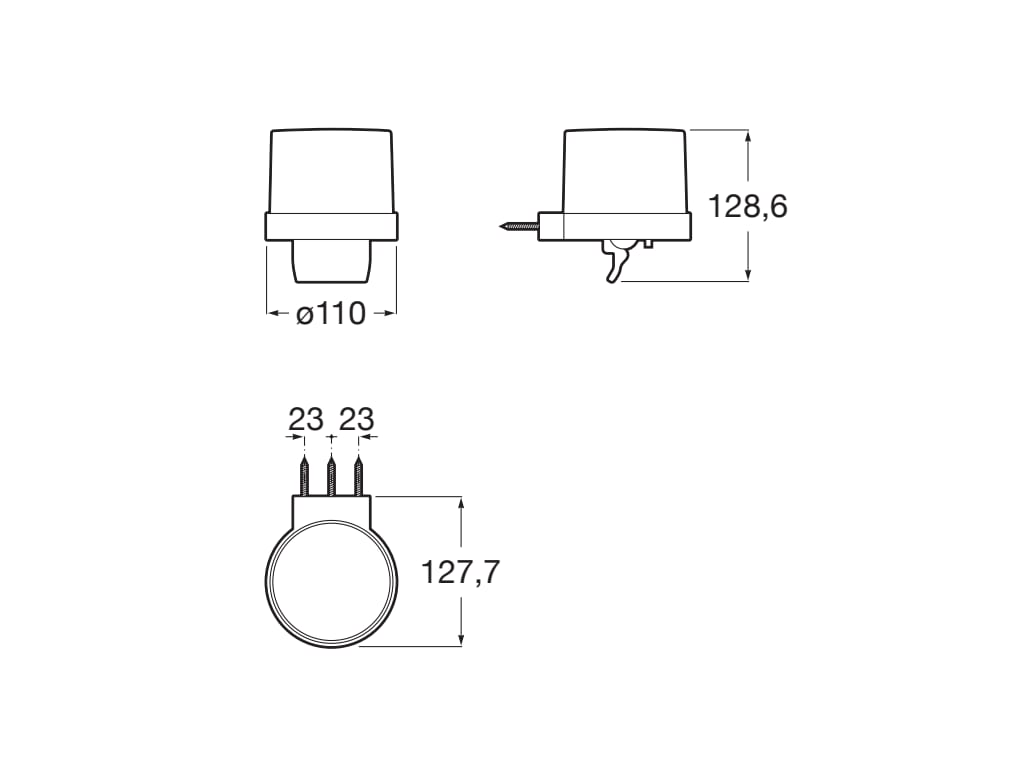 Roca - Dosificador de pared Hotels Round Negro Mate A817590C40