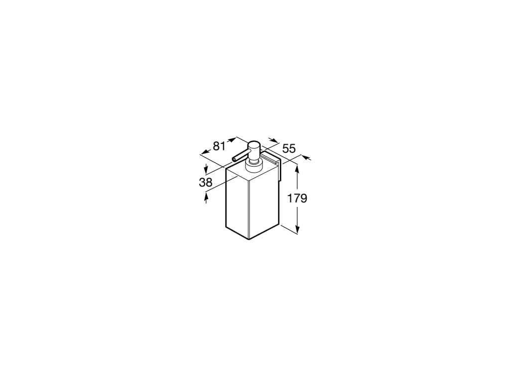 Roca - Dosificador de pared Rubik A816842001