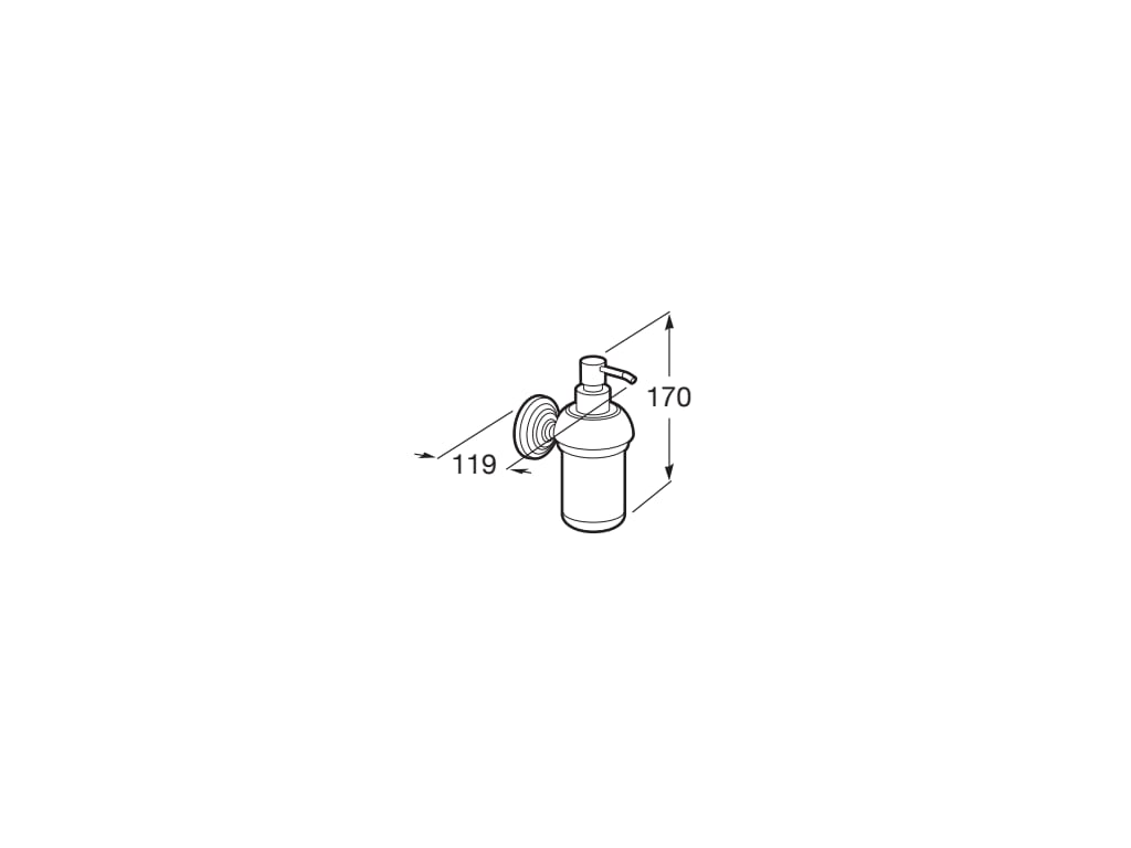 Roca - Dosificador de pared Carmen A817006001