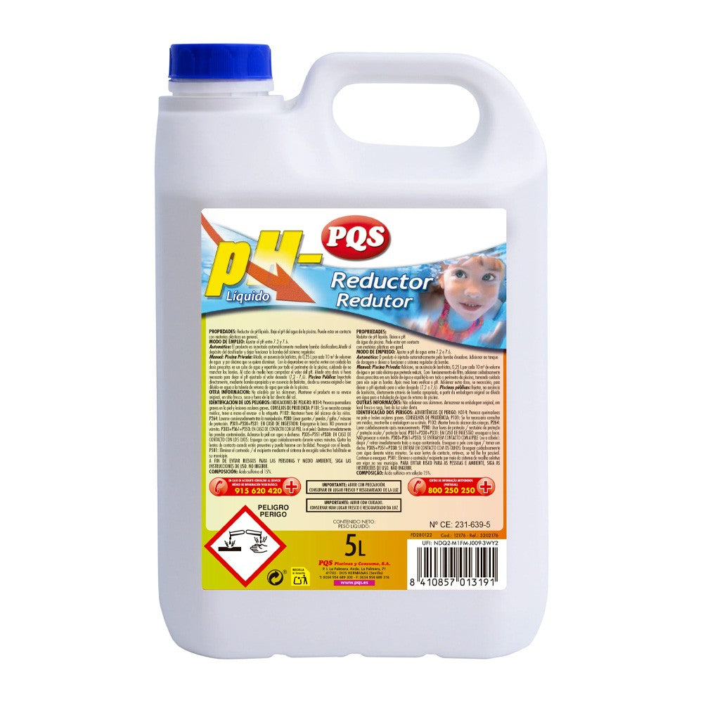 PQS - Regulador de ph Minor líquido 20 Lt