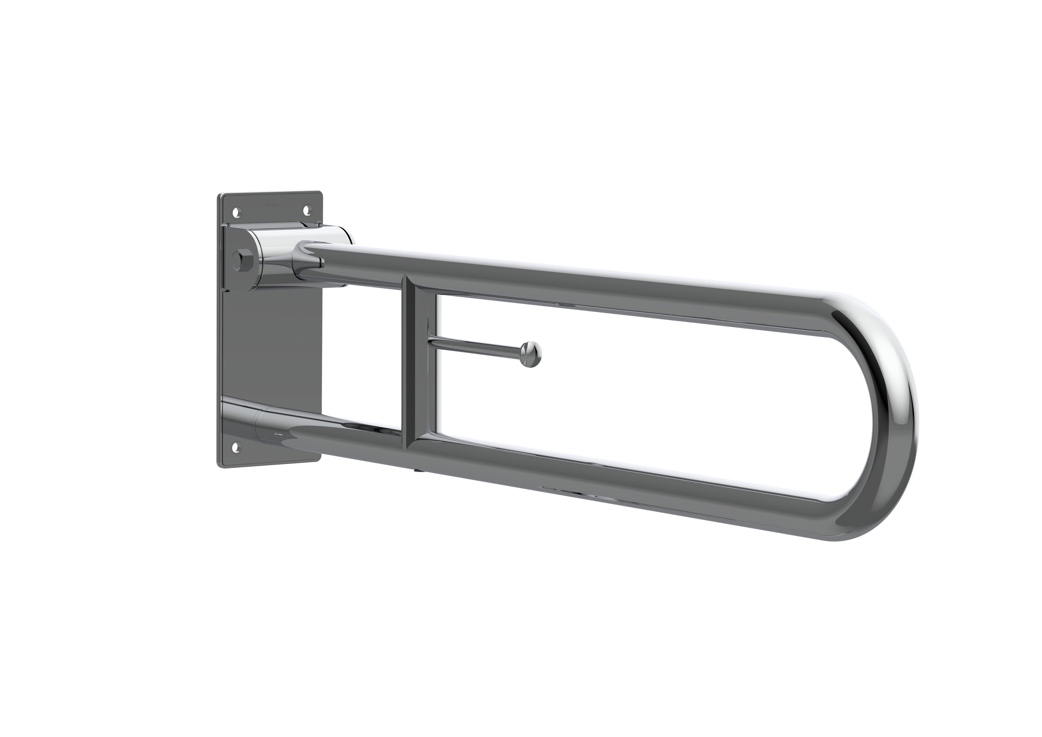 Roca - Asa de baño abatible con portarrollo  Access Comfort 800 mm Cromado A816934001