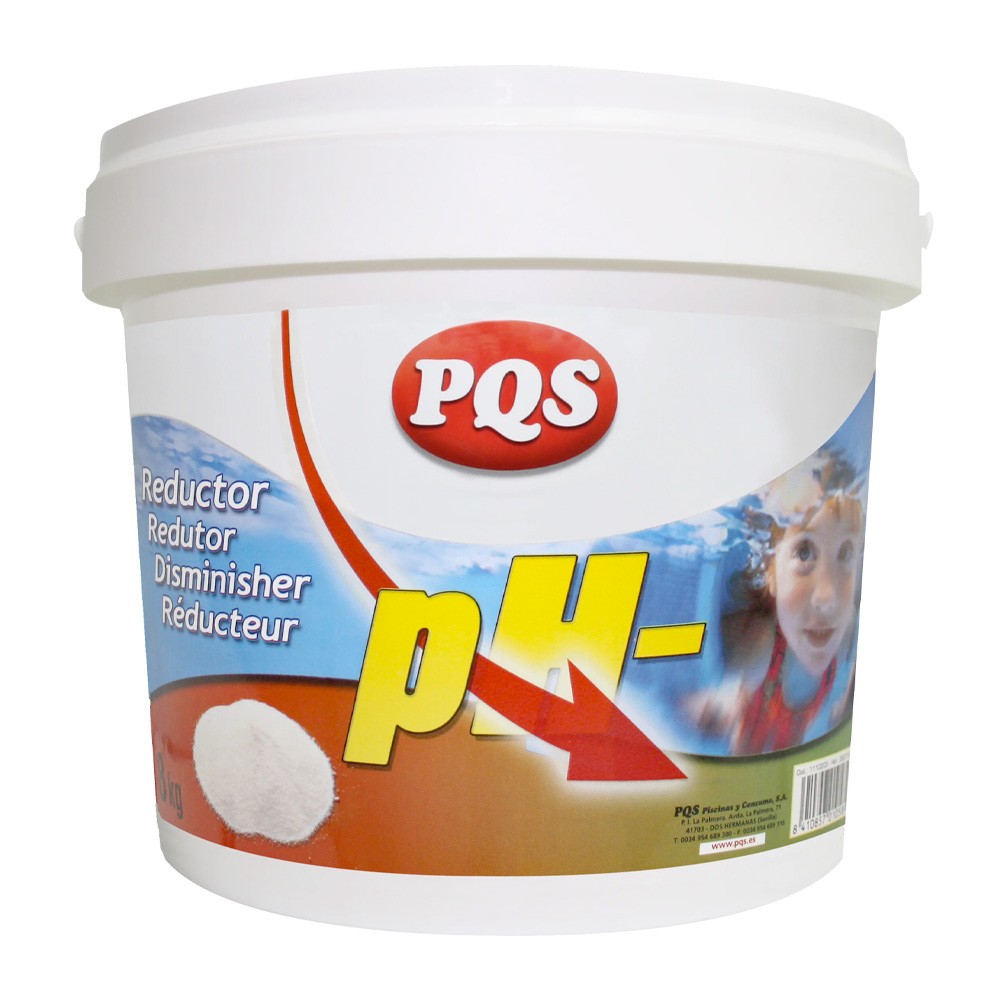 PQS - 3 kg regulador de pH menor granulado