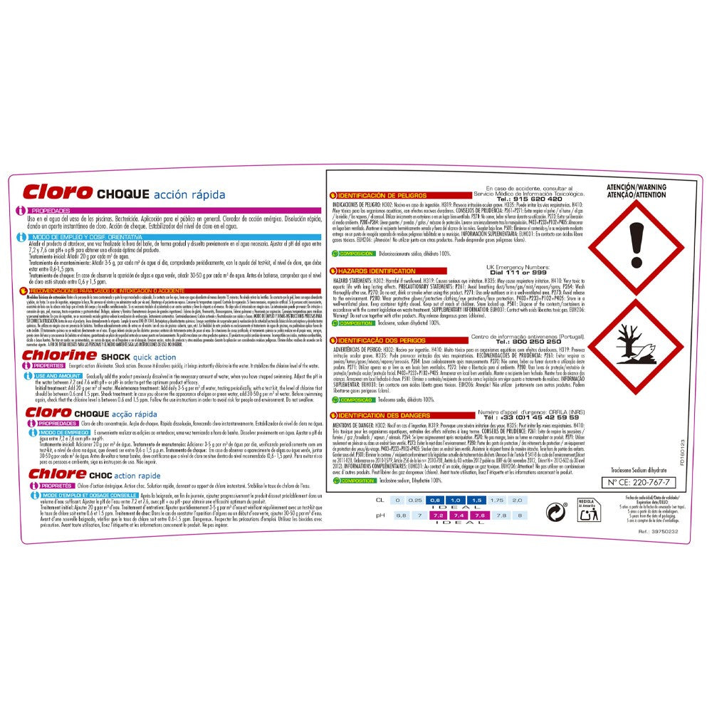 PQS - Granulato di cloro d'urto 2 kg